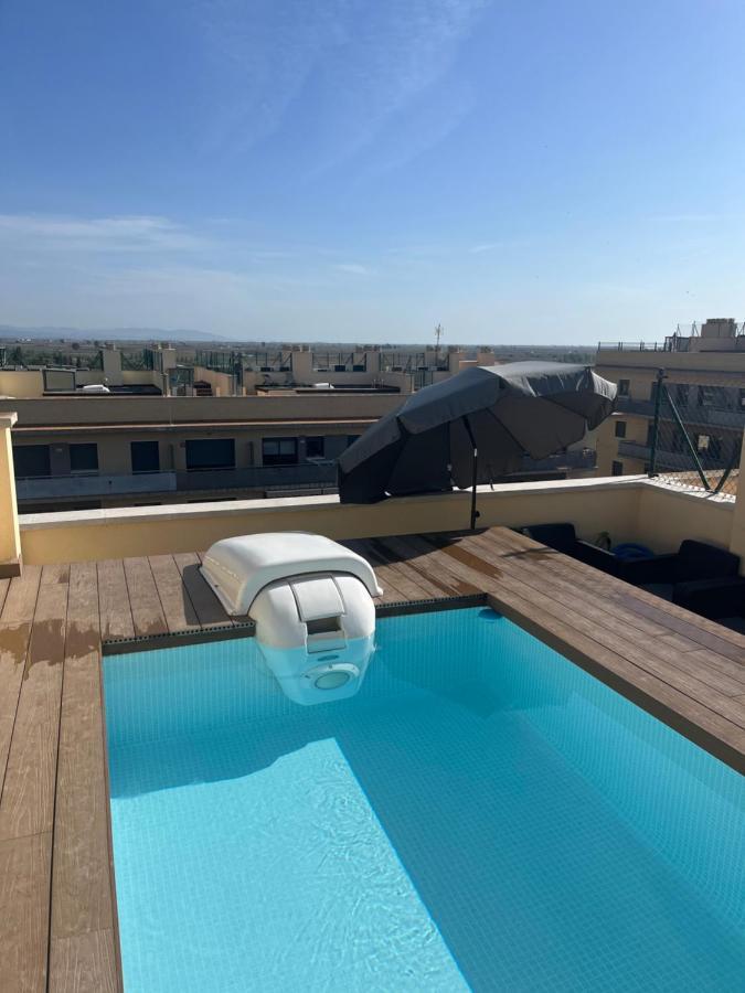 Apartmán Atico Con Piscina Privada Y Zona Chill Out Sant Carlos de la Ràpita Exteriér fotografie